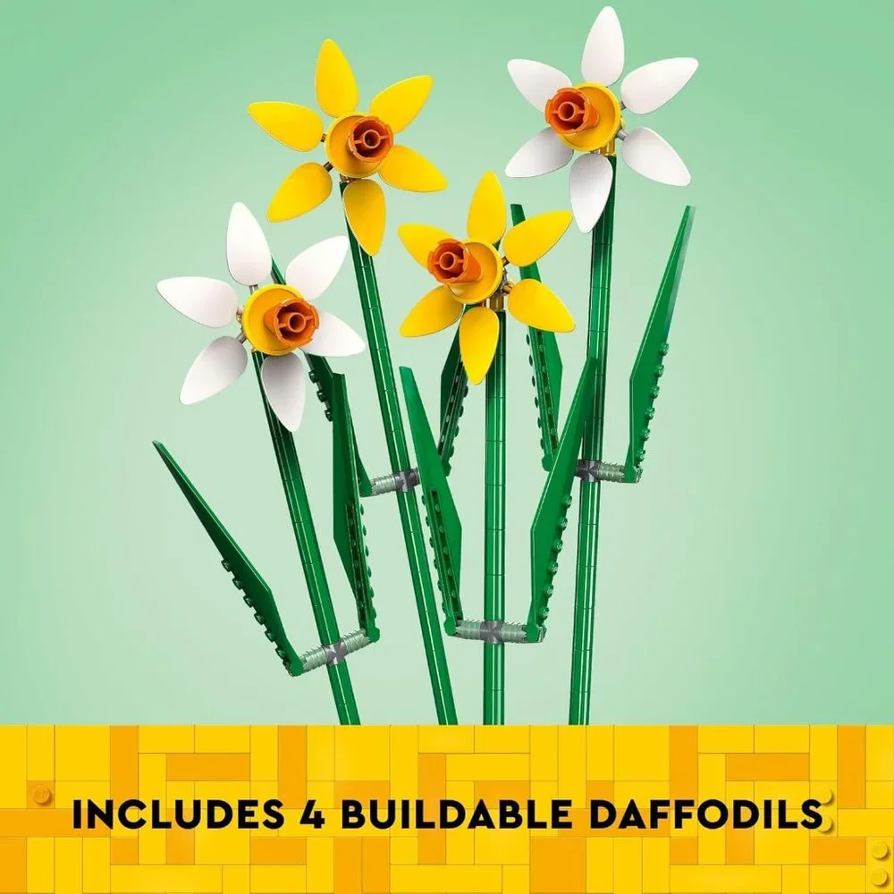 NEW LEGO Daffodils Flowers 40747 Building Set 216 Pieces Flower Botanical Collec
